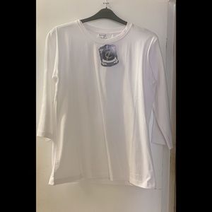 Full Figure Crewneck Long Sleeve T-Shirt